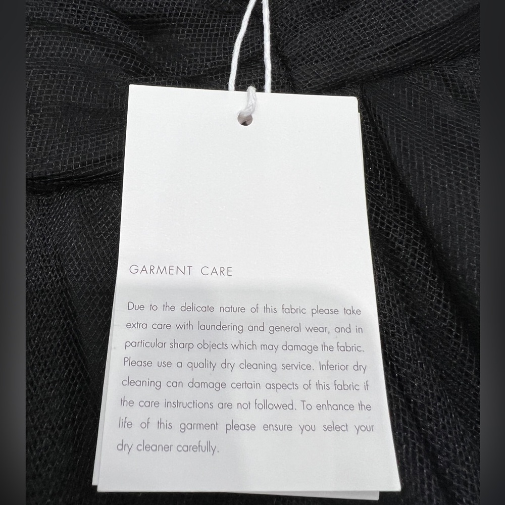 Zimmermann Black Ruffle Mini Dress - Picture 4 of 5